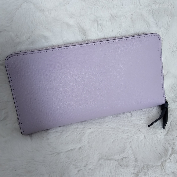 Kate Spade Cameron Medium Lavender Satchel AND Large Continental Wallet Set ♠ - Picture 11 of 16